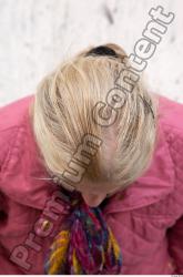 Head Woman Casual Average Wrinkles Street photo references